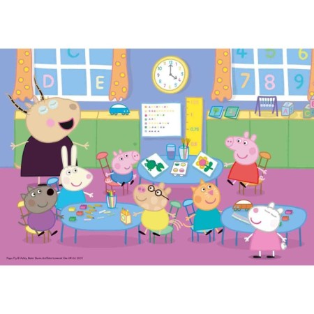 Puzzle Peppa Pig la scoala 35 piese
